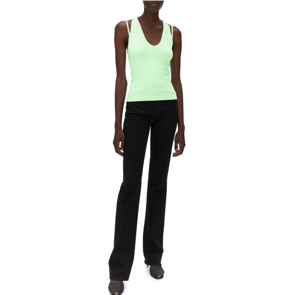 ⭐️ HELMUT LANG ⭐️MULTI-STRAP TANK TOP COLOR PINE FROST SIZE: XS/S - Picture 6 of 7